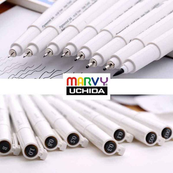 Marvy Drawing Pen - Black - 0.03 mm