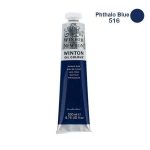 رنگ روغن وینزور مدل winton کد رنگ 516 phthalo blue حجم ۳۷ میل