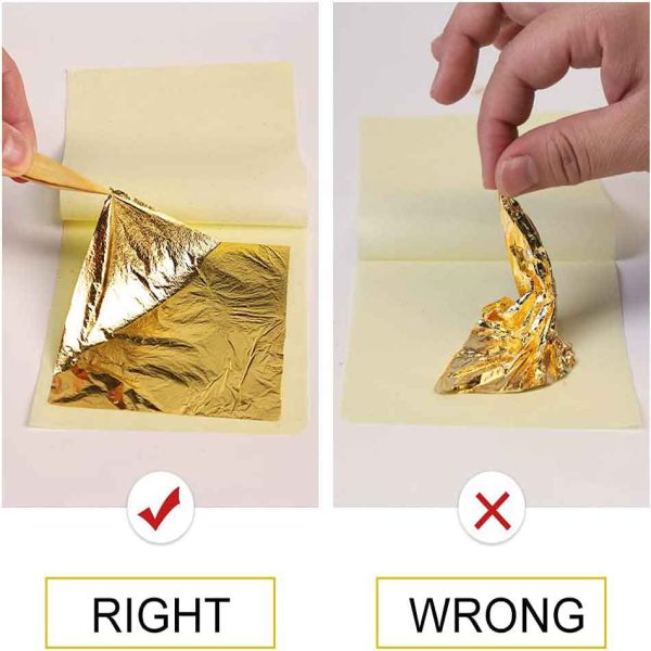 نحوه بر داشتن ورق طلا