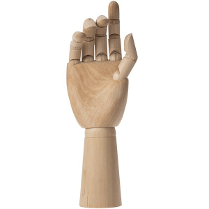 دست طراحی چوبی فیگور 30 سانت