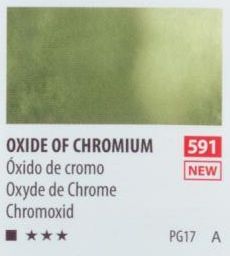 آبرنگ فوق آرتیست شین هان PWC سریa رنگ (591OXIDE OF CHROMIUM)