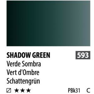 آبرنگ فوق آرتیست شین هان PWC سریC رنگ (shadow green593)