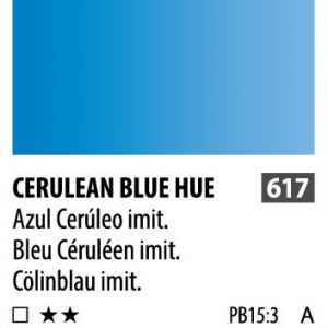 آبرنگ فوق آرتیست شین هان PWC سری A رنگ (crulean blue hue617)