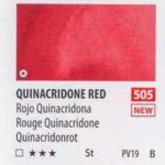 آبرنگ شین هان quinacridone red 505