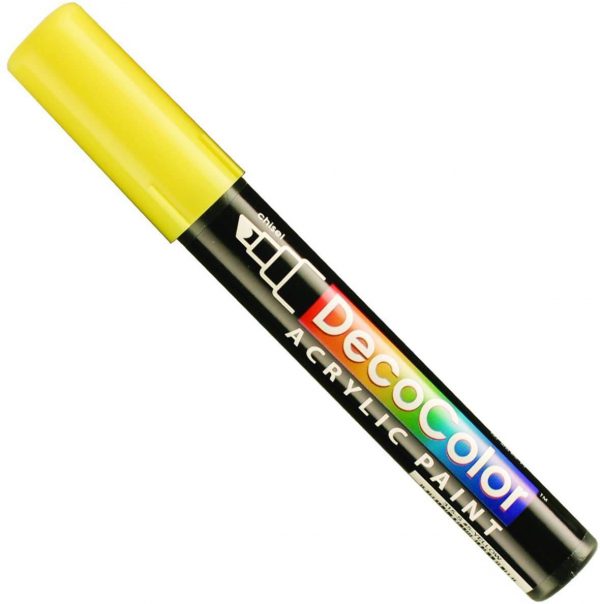 acrylic-paint-decocolor-yellow