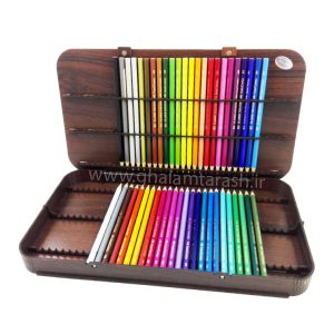 جعبه چوبی مداد رنگی