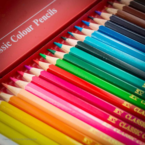 مداد رنگی 24 رنگ فابر کاستل