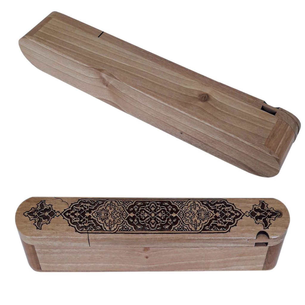 قلمدان چوبی و جاقلمی خوشنویسی