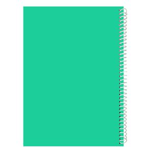 دفتر سیمی 80 برگ جلد سبز