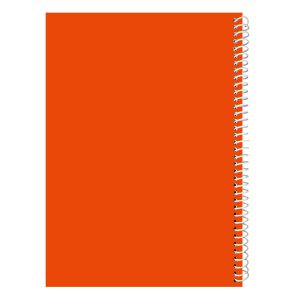 دفتر سیمی 80 برگ جلد نارنجی